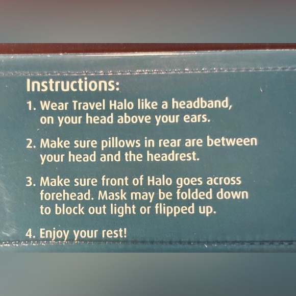 NWT The Travel Halo for a peaceful sleep - It patented # US 8726419 B2 - Picture 2 of 4